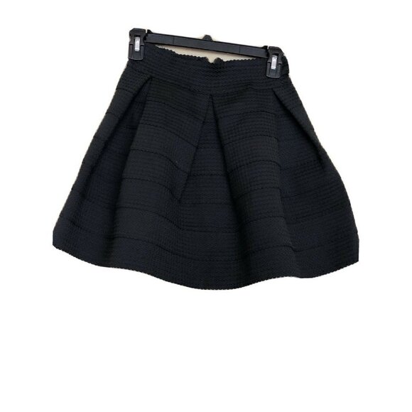 Devlin Deep Black Womens Size Xs Textured Skirt - Picture 3 of 12